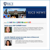 Sign up for Rice News