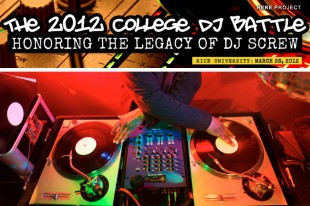 College DJ Battle poster