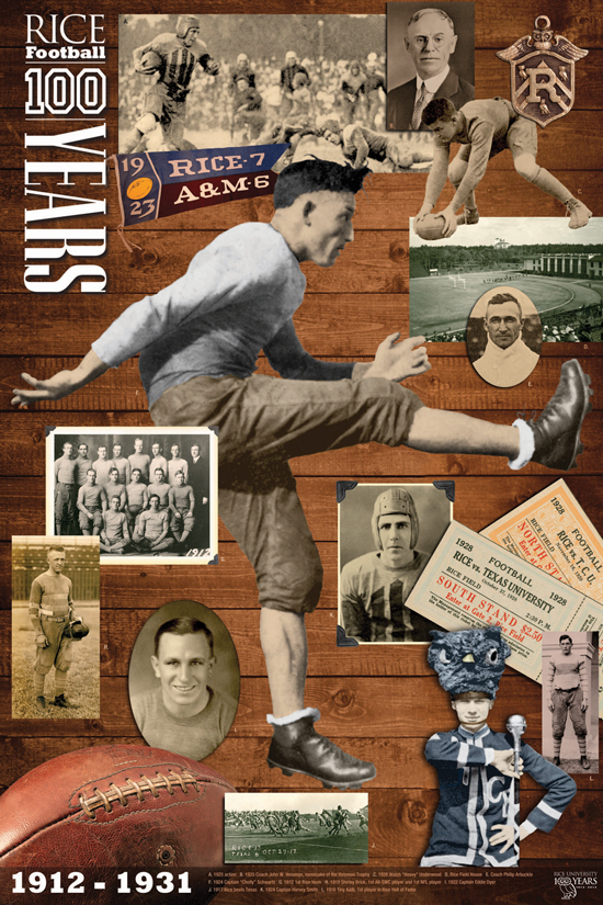 Centennial Football Poster