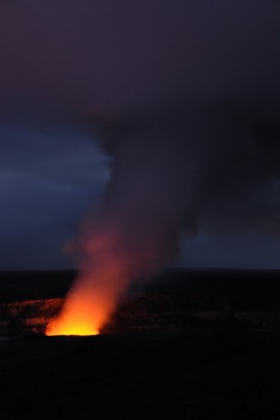 Kilauea at dusk