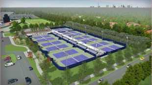 Rendering of new tennis facility
