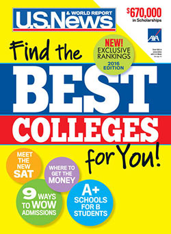 cover of U.S. News Best College 2016