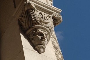 Architectural detail from Lovett Hall, Rice University