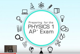 Screenshot from video about AP Physics 1 Exam