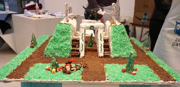 Team Busi Bakers gingerbread house