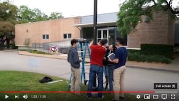 A team of Rice University students have developed an inexpensive flood monitoring system that can be deployed around a city to help first responders anticipate trouble spots during extreme weather. 