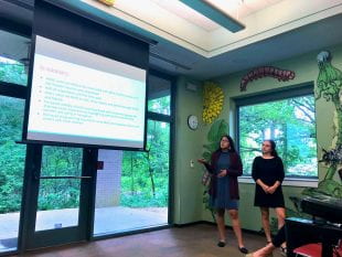 The HART members presented their survey findings to the Arboretum staff April 23.