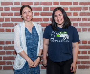 Jessa Westheimer (right) is mentored by Rosa Uribe (left).