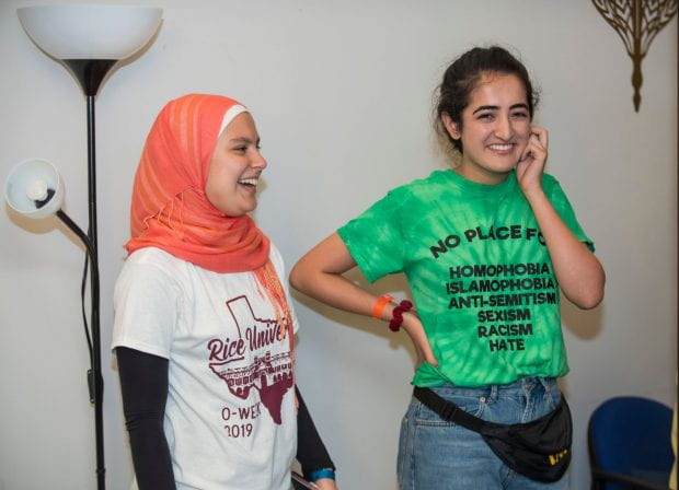 The Muslim Student Association showed students the campus prayer room in the adjacent Rice Memorial Chapel and shared upcoming activities for the semester, such as Donuts and Dua and the Halal Crawl.