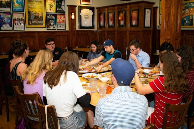 Jewish Studies class dines with the 'Deli Man' himself (Photos by Yi Luo)