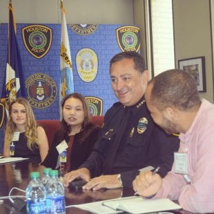 Houston Police Chief Art Acevedo tells Rice students, "Leadership is putting yourself at risk.”
