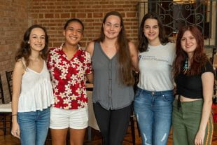 From left: Chloe Marcheli, Chloe Oani, Chloe Corbitt, Chloe Ditloff and Chloe Liebenthal.