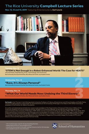 2019 Campbell Lecture Series poster