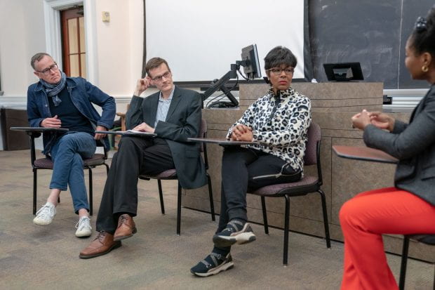 Legendary director Euzhan Palcy came to campus Nov. 15 for a panel discussion co-sponsored by the Department of Classical and European Studies and Rice’s interdisciplinary Cinema and Media Studies program, housed in the Department of Art History.
