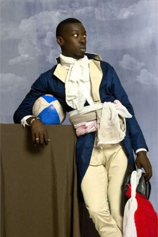 Omar Victor Diop,Jean-Baptiste Belley, 2014. Série Diaspora. Impression jet d'encre pigmentaire sur papier Harman By Hahnemuhle. © Omar Victor Diop. Courtesy Galerie MAGNIN-A, Paris