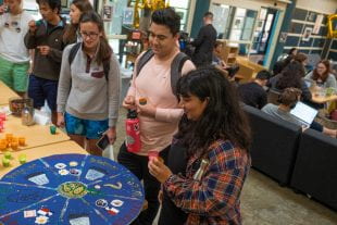 Coffeehouse celebrated its anniversary with a week of games and giveaways. (Photo by Jeff Fitlow)
