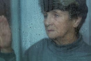 Elderly, sad and lonely women suffering from depression. Photo by 123rf.com.
