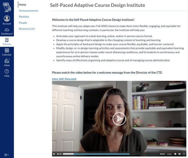 In addition to the symposium, the CTE continues to provide an array of resources to prepare for teaching this semester, including the well-received “Self-Paced Adaptive Course Design Institute” that Paige and the CTE staff designed for Rice instructors.