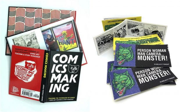 Sperandio is releasing three books this year, including "Comics Making" and "Person, Woman, Man, Camera, Monster."